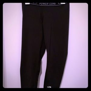 Spandex cropped athletic pants